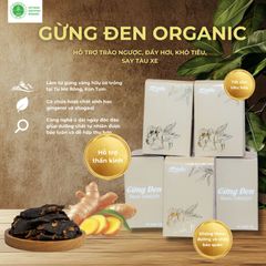 GỪNG ĐEN ORGANIC - Thảo Dược Lên Men