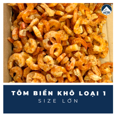 Tôm Biển Khô Loại 1 Size Lớn - Hộp quà tặng đặc sản nha trang