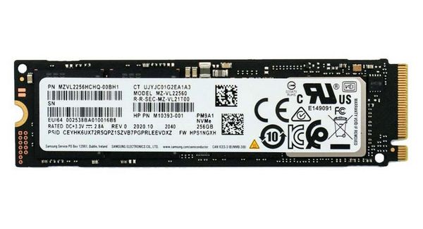 SSD PM9A1 256GB (6400MB/s - 2700MB/s, M2 Gen4)