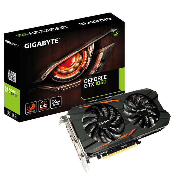 GIGABYTE GeForce® GTX 1050 Windforce OC 2G