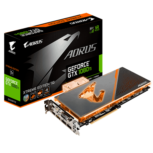 GIGABYTE AORUS GeForce® GTX 1080 Ti Waterforce WB Xtreme Edition 11G