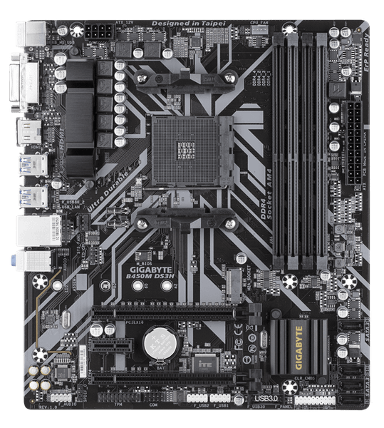 Mainboard GIGABYTE B450M DS3H