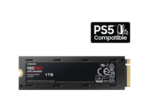 SSD 980 PRO Heatsink 1TB (7000MB/s - 5000MB/s, M2 Gen4)