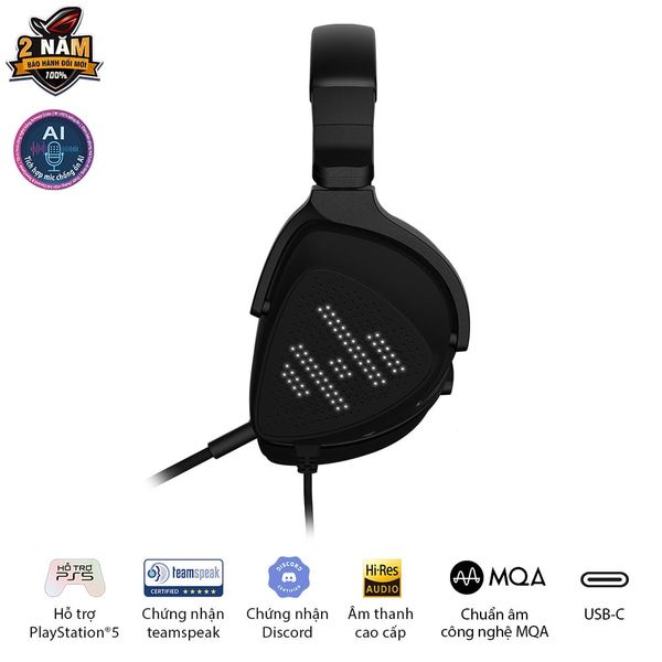 Tai nghe có khung choàng đầu ASUS ROG DELTA S ANIMATE