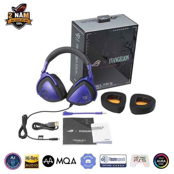 Tai nghe có khung choàng đầu ASUS ROG DELTA S EVA