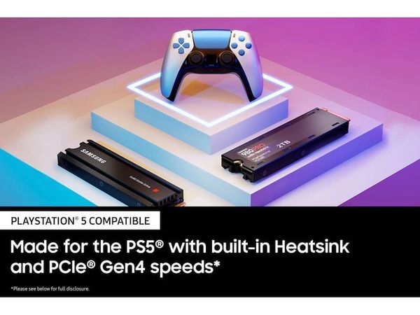 SSD 980 PRO Heatsink 2TB (7000MB/s - 5100MB/s, M2 Gen4)