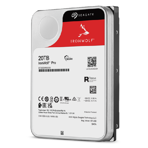 IronWolf Pro 20 TB - ST8000NE001
