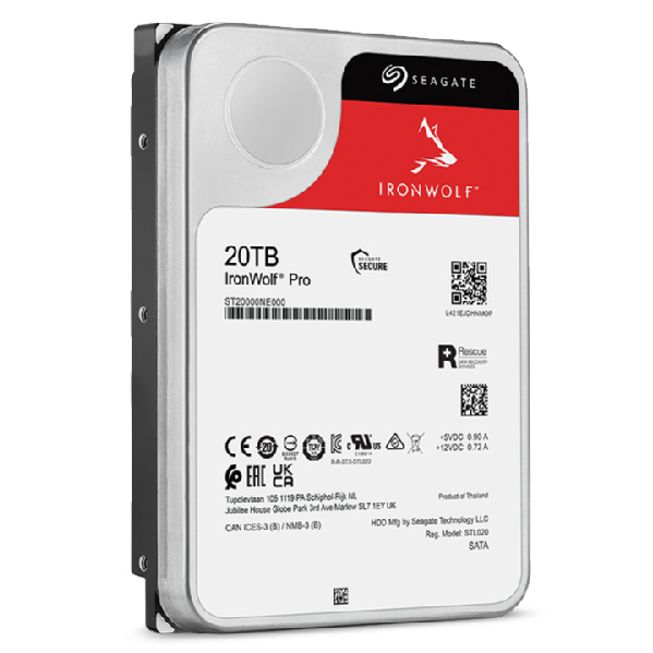 IronWolf Pro 20 TB - ST10000NE000
