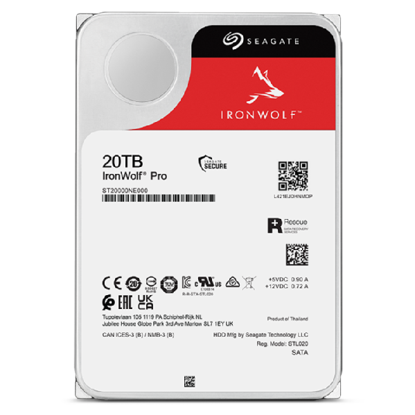 IronWolf Pro 20 TB - ST1000VN002