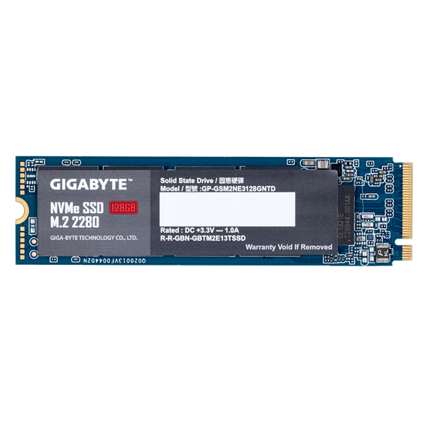 GIGABYTE NVMe SSD 128GB