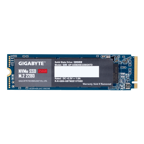 GIGABYTE NVMe SSD 256GB