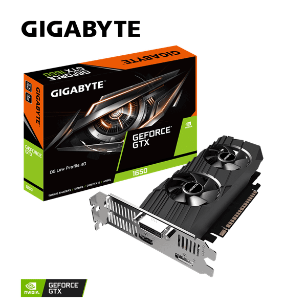 GeForce® GTX 1650 OC Low Profile 4G