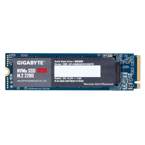 GIGABYTE NVMe SSD 512GB