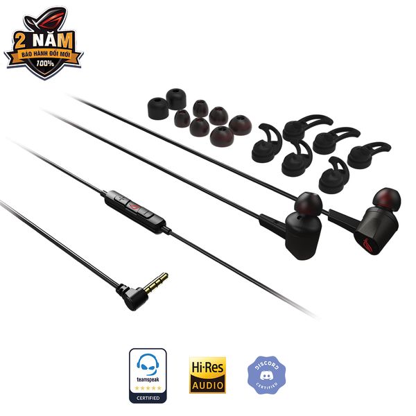 Tai nghe không có khung choàng đầu hiệu Asus ROG Cetra II Core