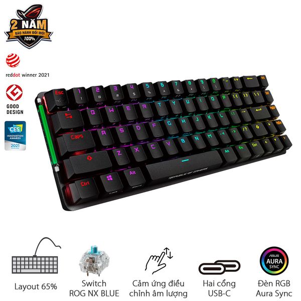 Bàn phím gaming Asus ROG Falchion NX