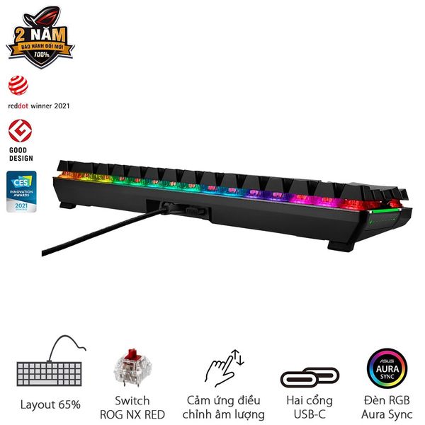 Bàn phím gaming Asus ROG Falchion NX