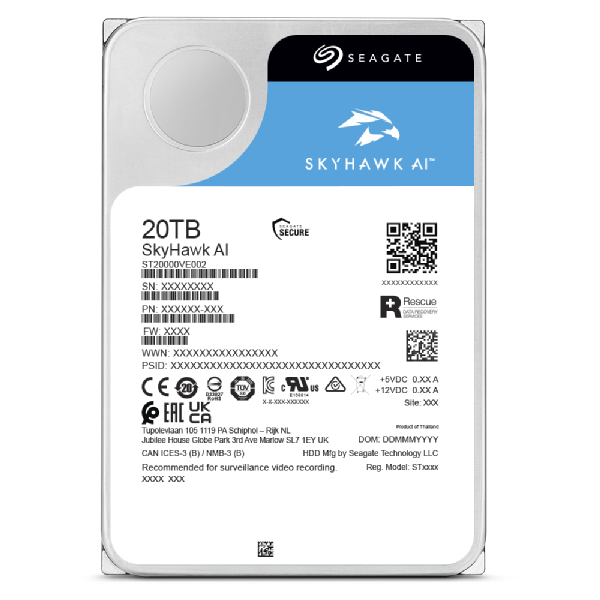 SkyHawk AI 20 TB -ST16000VE002