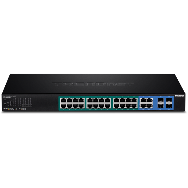 28-Port Gigabit Web Smart PoE+ Switch