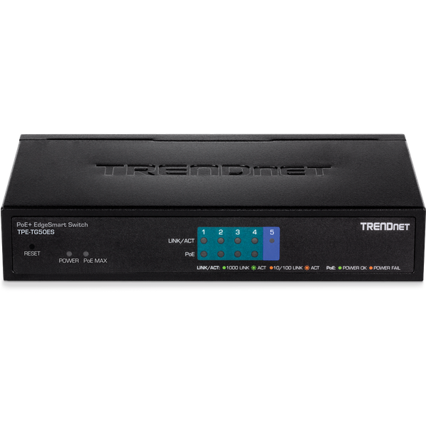 5-Port Gigabit EdgeSmart PoE+ Switch
