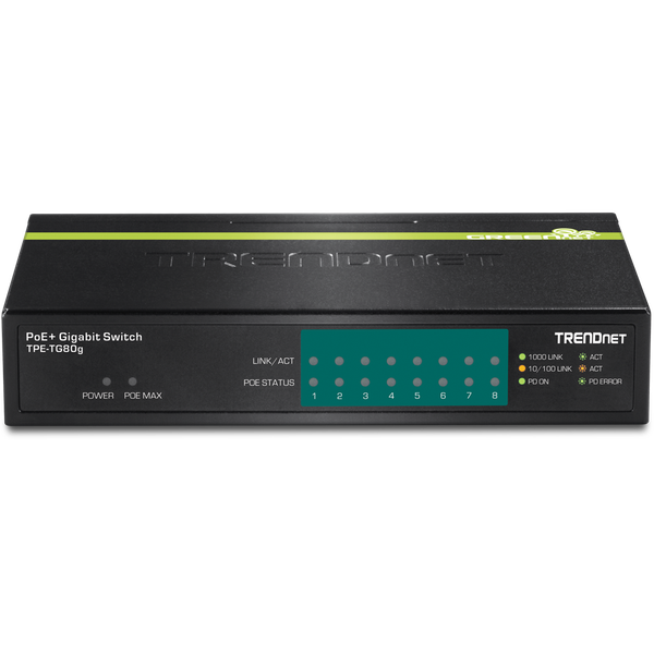 8-Port Gigabit PoE+ Switch