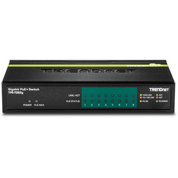 8-Port Gigabit PoE+ Switch