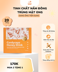 (MUA 2 TẶNG 1) Tinh Chất Nấm Đông Trùng Hạ Thảo 20 Ống