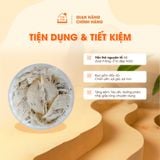 Yến thô AB CAO CẤP Nana Farm - Tổ đẹp - ít lông - Mỏng bụng tặng kèm 10gram Nấm đông trùng