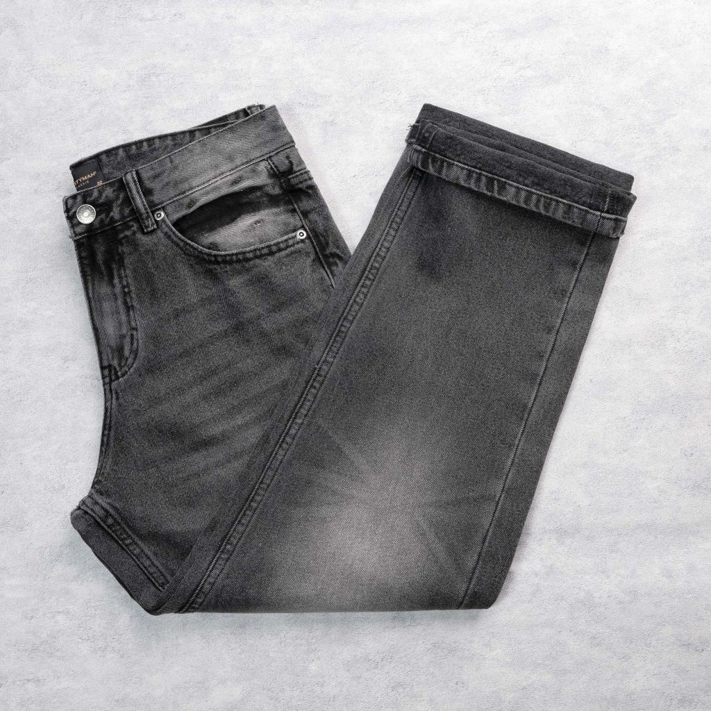 QUẦN JEAN ỐNG ĐỨNG BROCK | 602-04 STRAIGHT | XÁM WASH