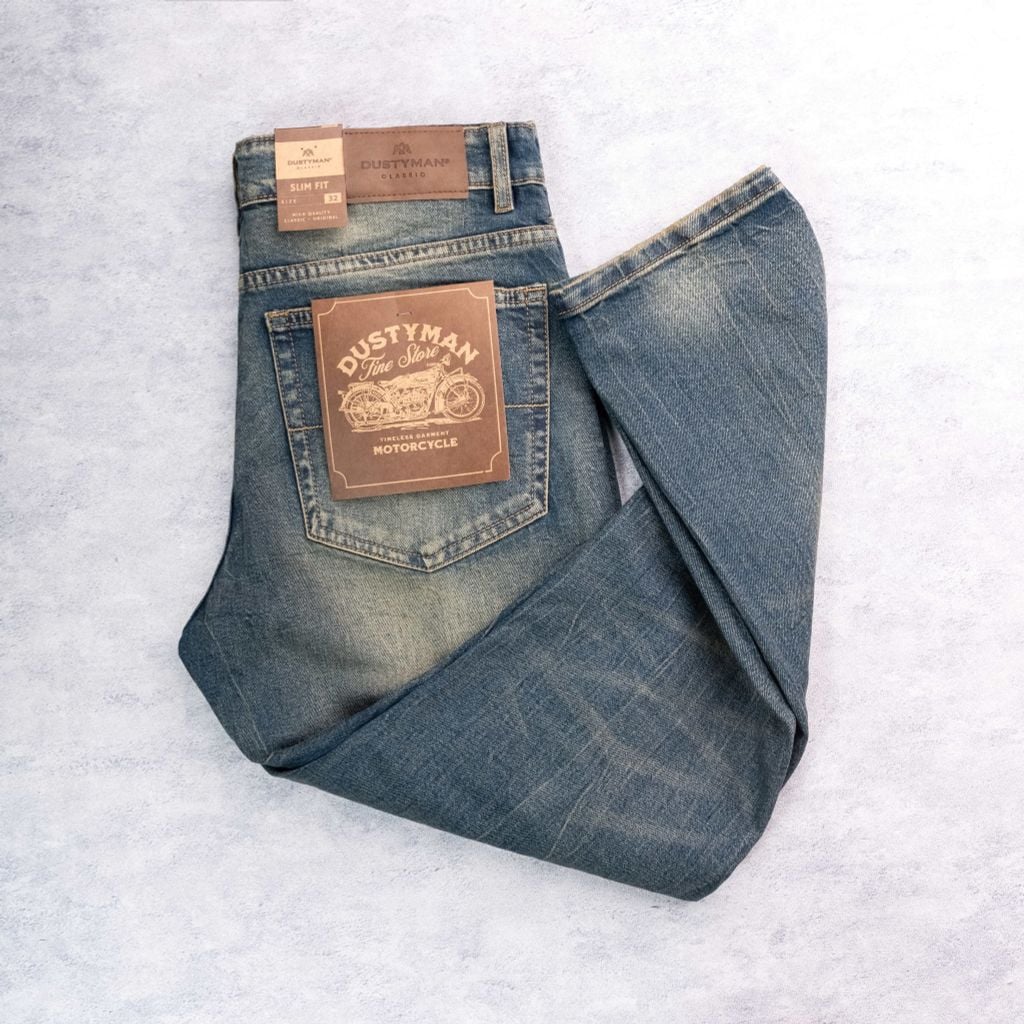 QUẦN JEAN RÁCH ÔM NHẸ JAVEN | 611 SLIM FIT | BLUE