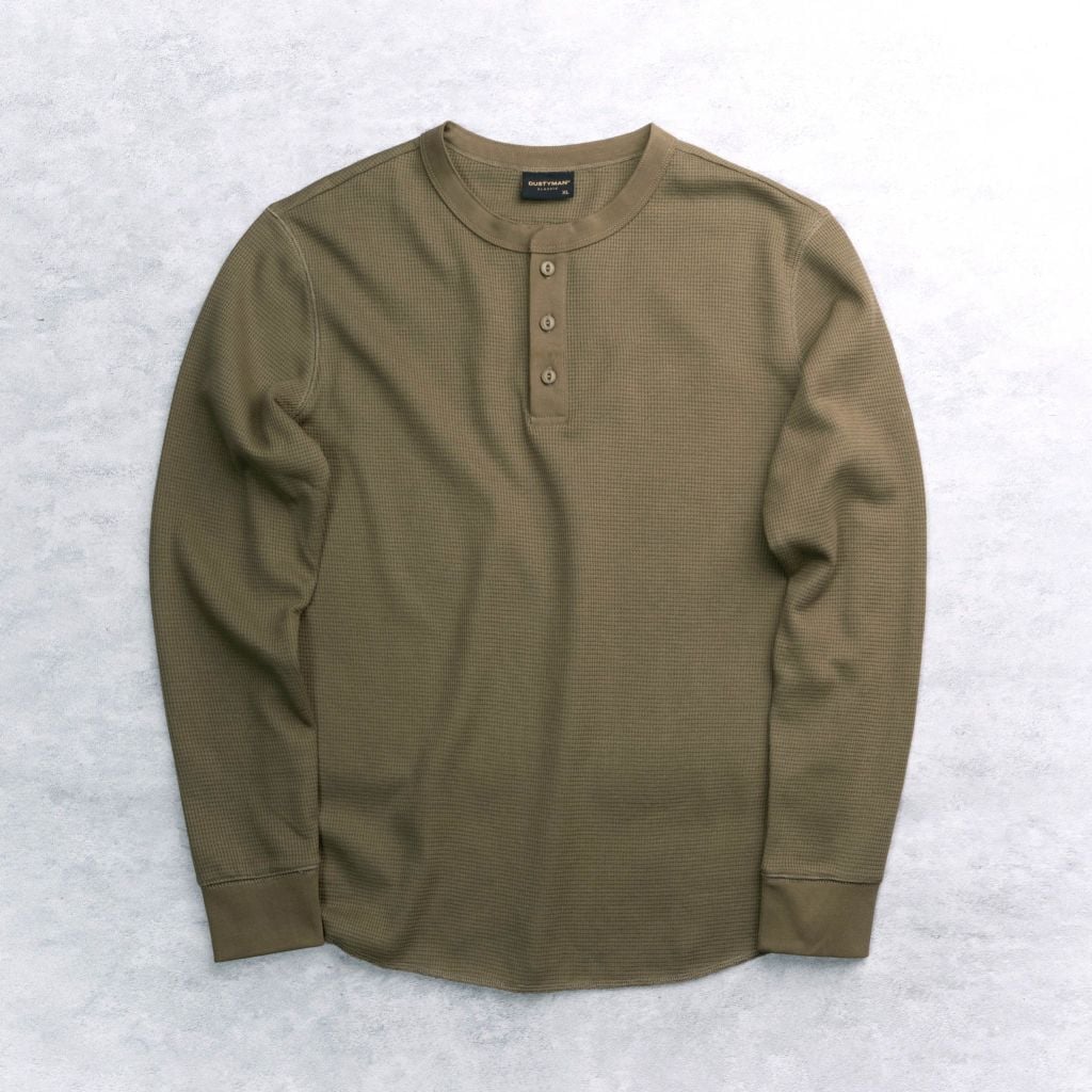Áo Thun Dài Tay Henley Dustyman Regular Fit DT92