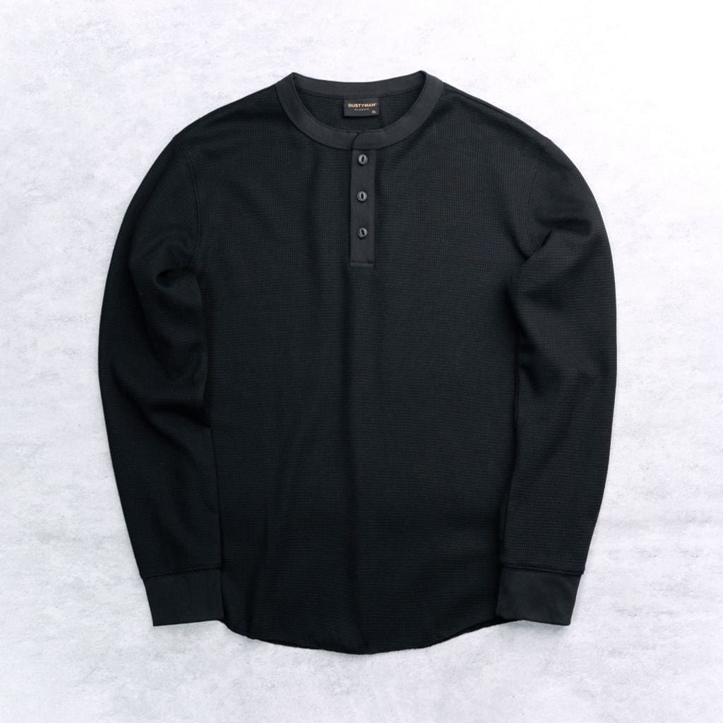 Áo Thun Dài Tay Henley Dustyman Regular Fit DT92