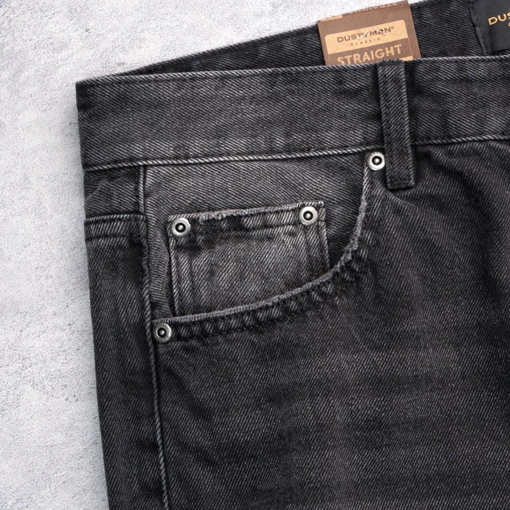 QUẦN JEAN ỐNG ĐỨNG ORIN | 602-03 STRAIGHT | ĐEN WASH