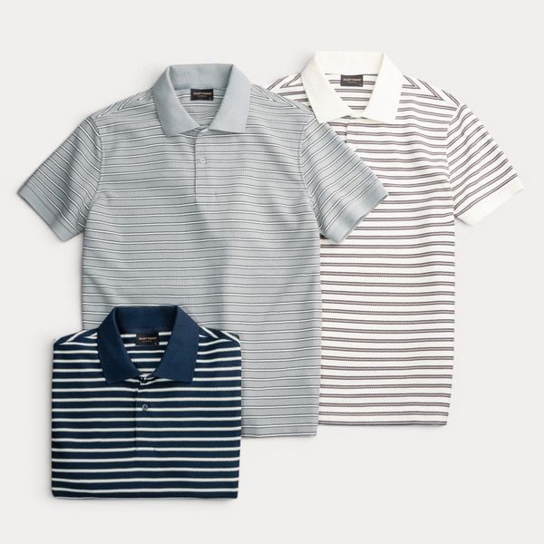  Áo Polo Sọc Nam Roma Dustyman Regular Fit PL102 
