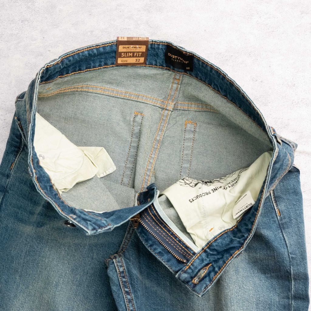 Quần Jean Ôm Nhẹ Nam Dustyman Worn Slim Fit J611-01
