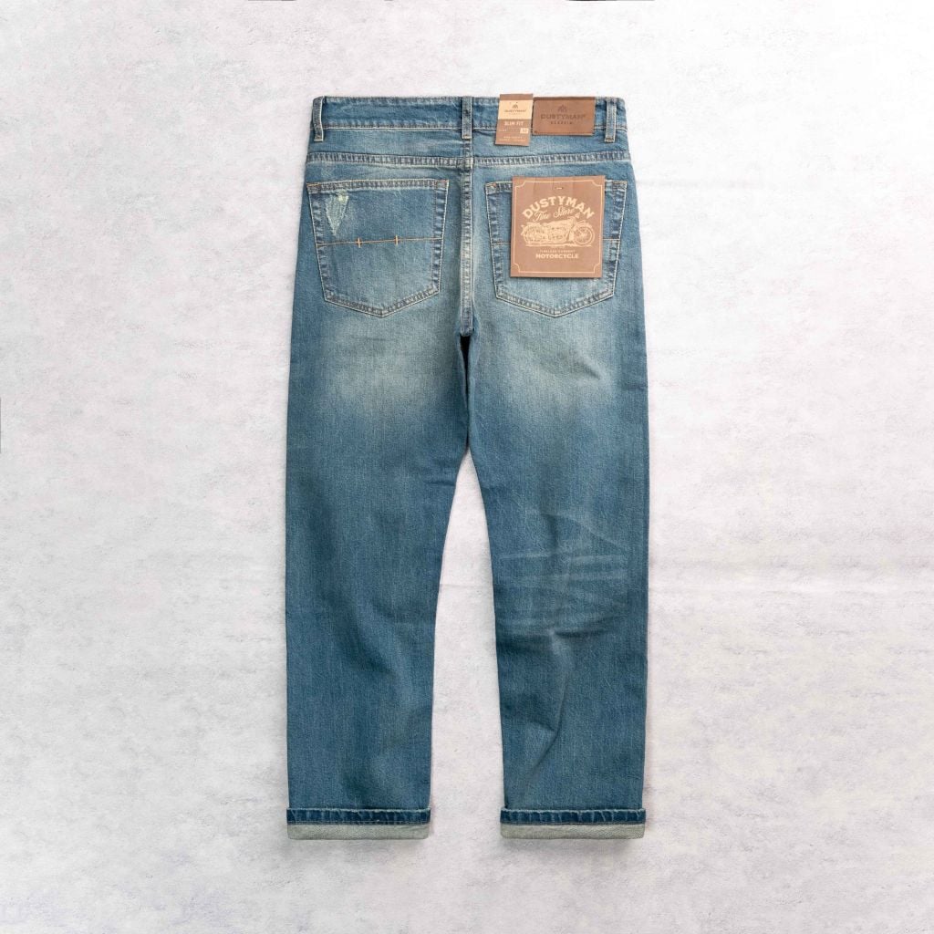 Quần Jean Ôm Nhẹ Nam Dustyman Worn Slim Fit J611-01