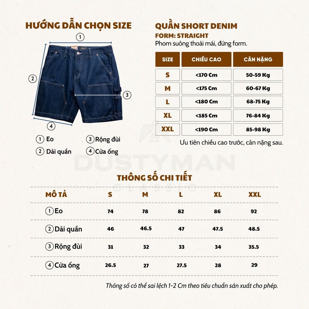 HENRY SHORT | DENIM COTTON | RELAXED FIT | SH609