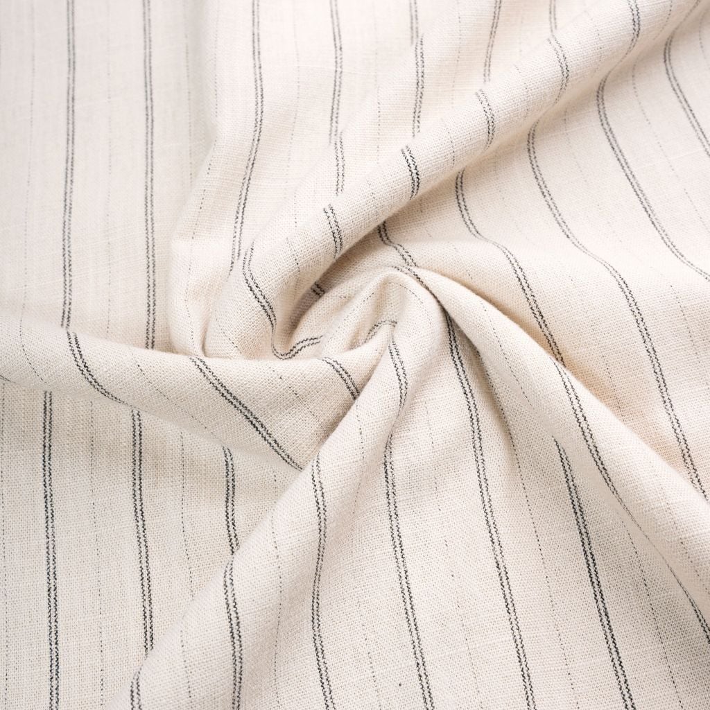 ÁO SƠ MI SỌC LINEN TƯNG DÀI TAY VIRON | REGULAR FIT