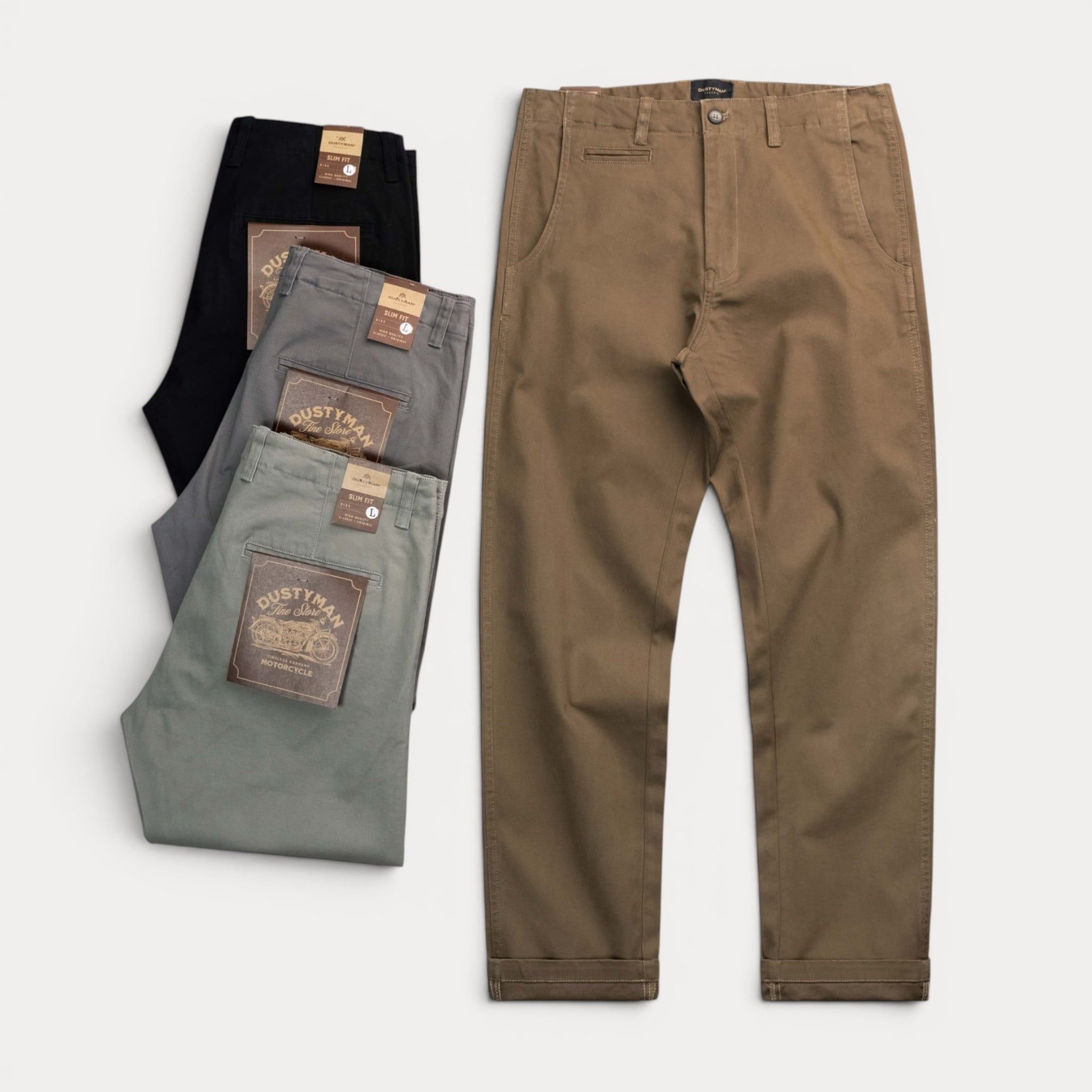  Quần Kaki Ôm Nhẹ Nam Dustyman Nova Slim Fit K685 