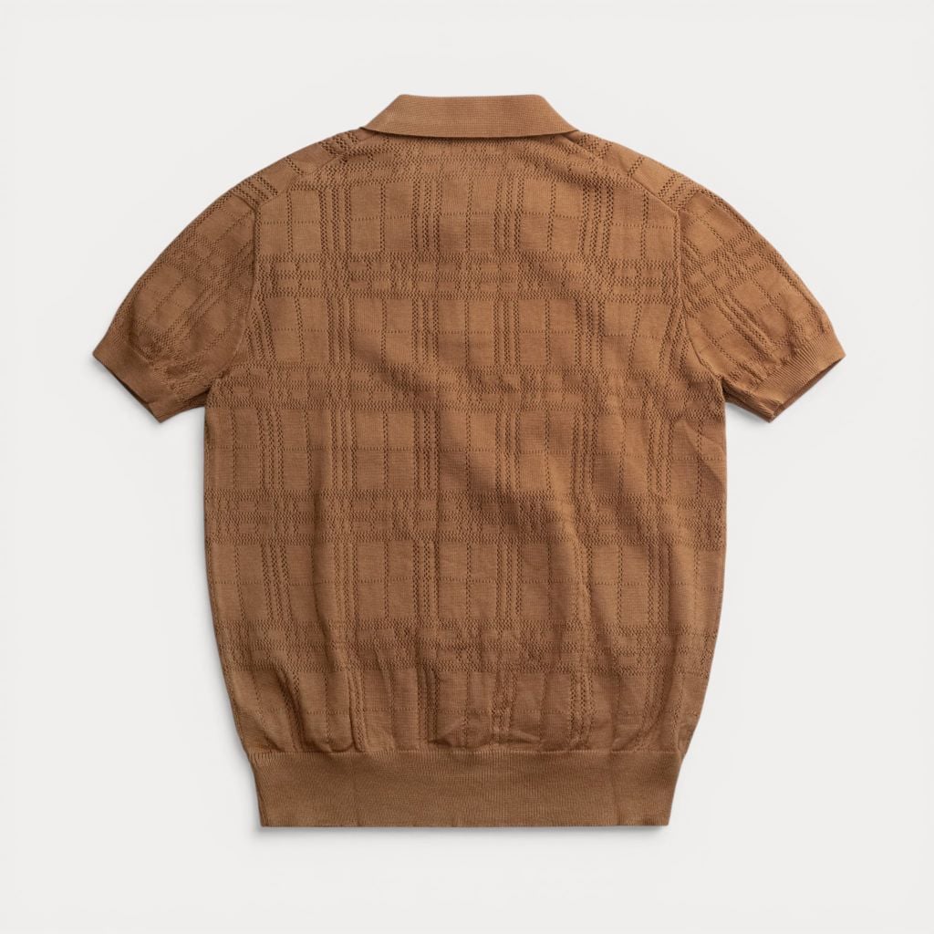 Áo Polo Sợi Dệt Kim Nhãn Dustyman Evan Regular Fit DK822