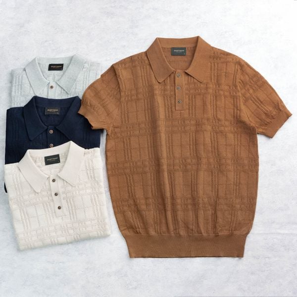  ÁO POLO DỆT KIM EVAN | REGULAR FIT | DK822 