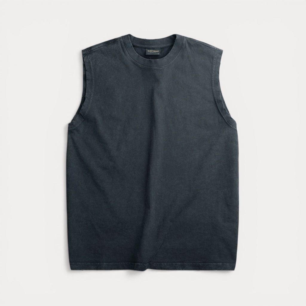 Áo Ba Lỗ Wash Fade Dustyman Regular Fit T686