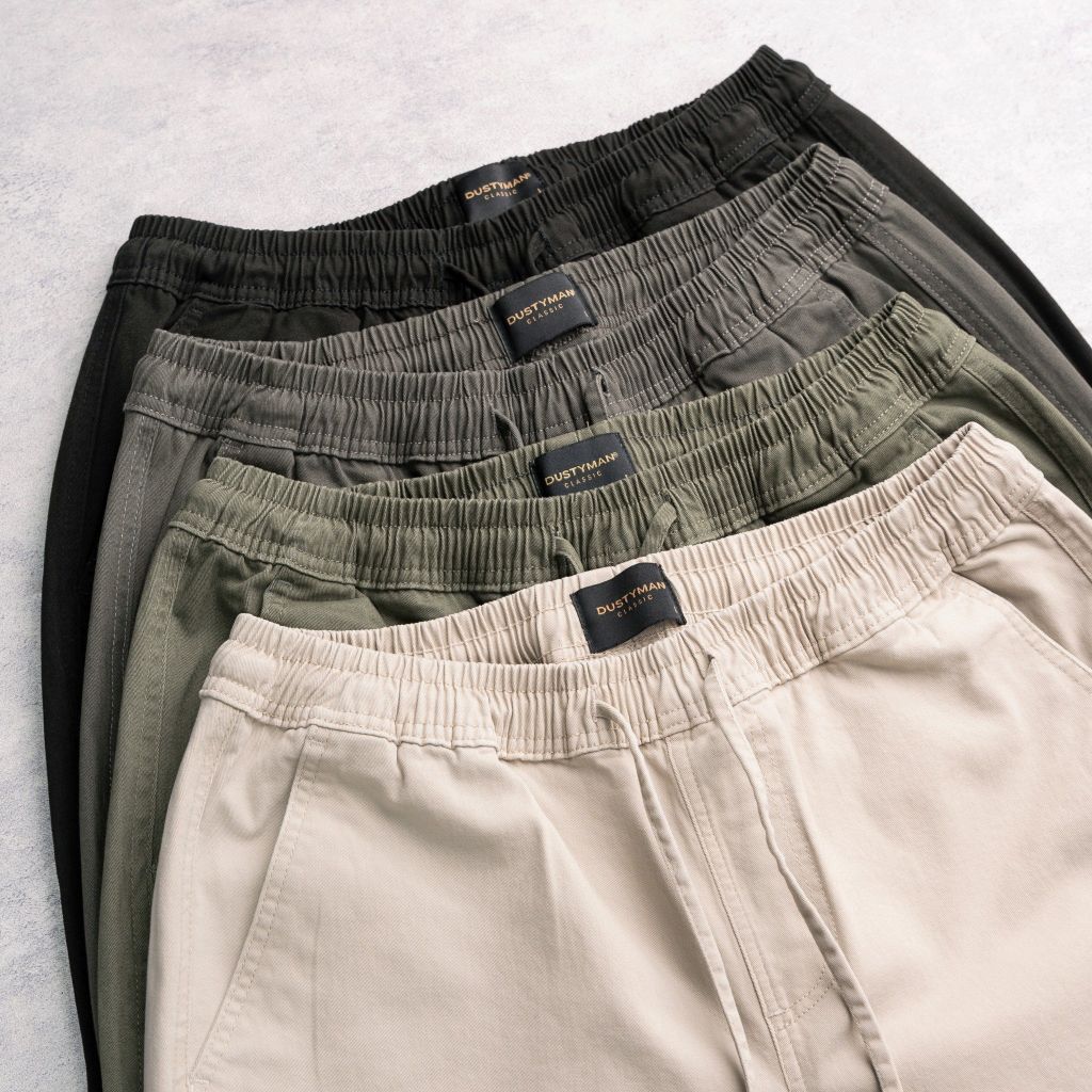 RUNE SHORT | KAKI COTTON | RELAXED FIT | SH386