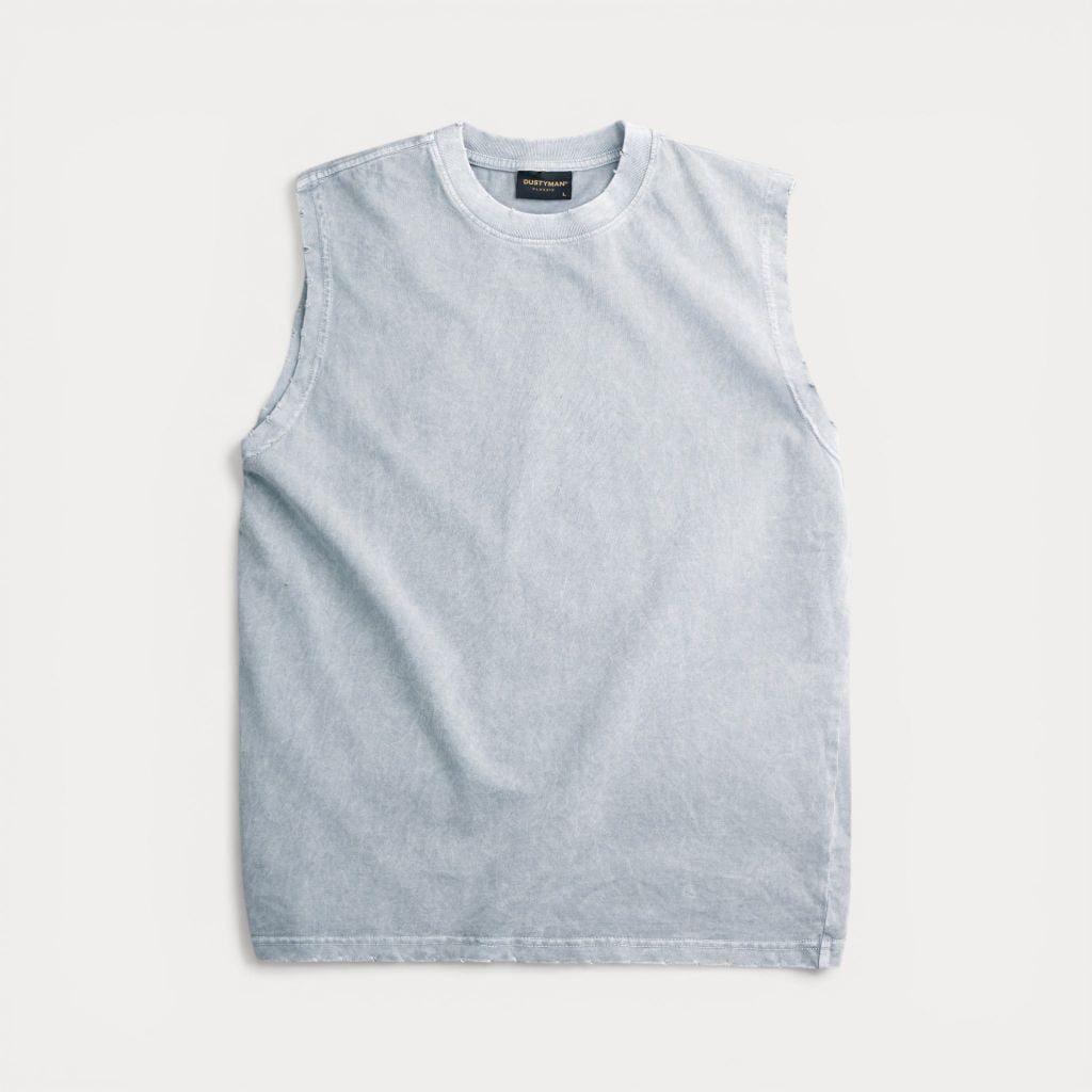 Áo Ba Lỗ Wash Fade Dustyman Regular Fit T686