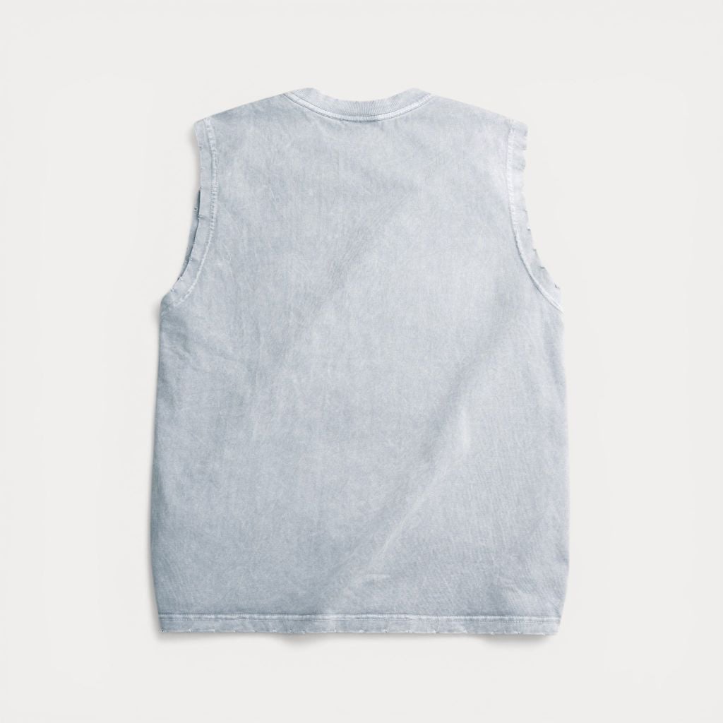 Áo Ba Lỗ Wash Fade Dustyman Regular Fit T686