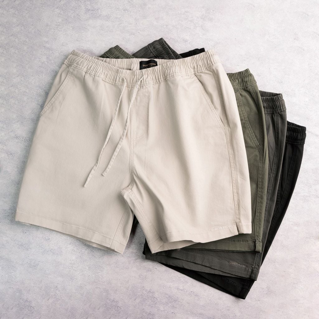 RUNE SHORT | KAKI COTTON | RELAXED FIT | SH386