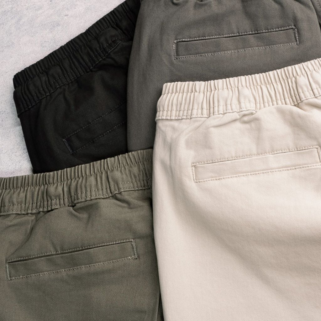 RUNE SHORT | KAKI COTTON | RELAXED FIT | SH386