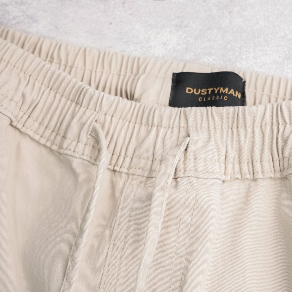 RUNE SHORT | KAKI COTTON | RELAXED FIT | SH386