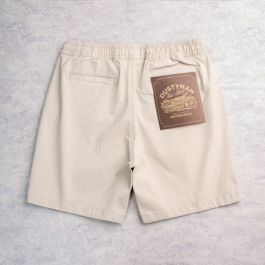 RUNE SHORT | KAKI COTTON | RELAXED FIT | SH386