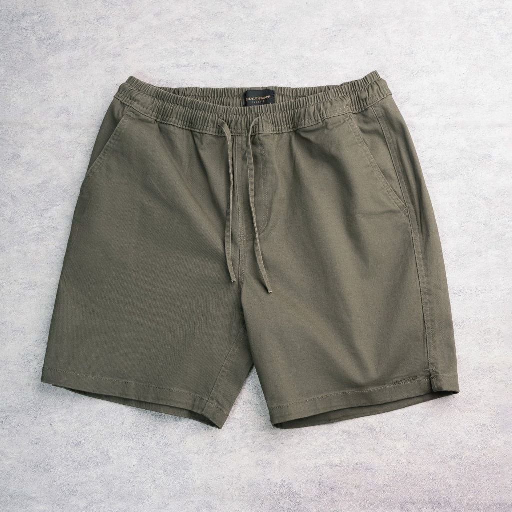 RUNE SHORT | KAKI COTTON | RELAXED FIT | SH386