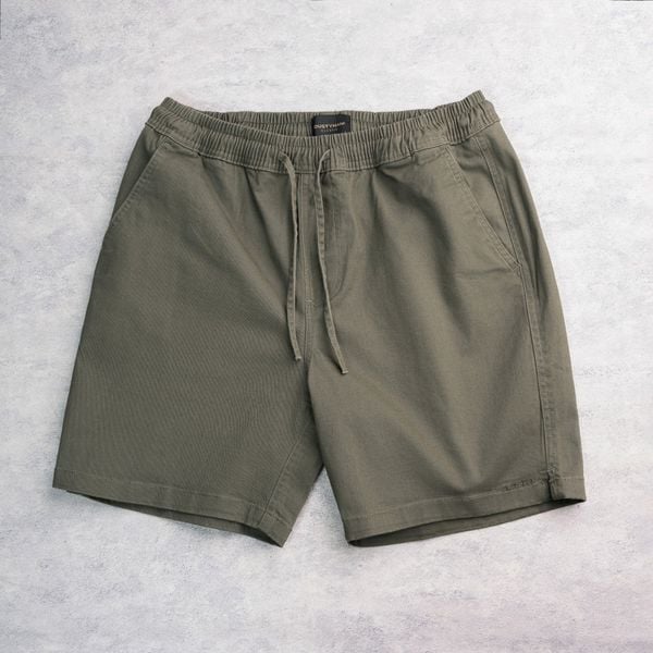  RUNE SHORT | KAKI COTTON | RELAXED FIT | SH386 